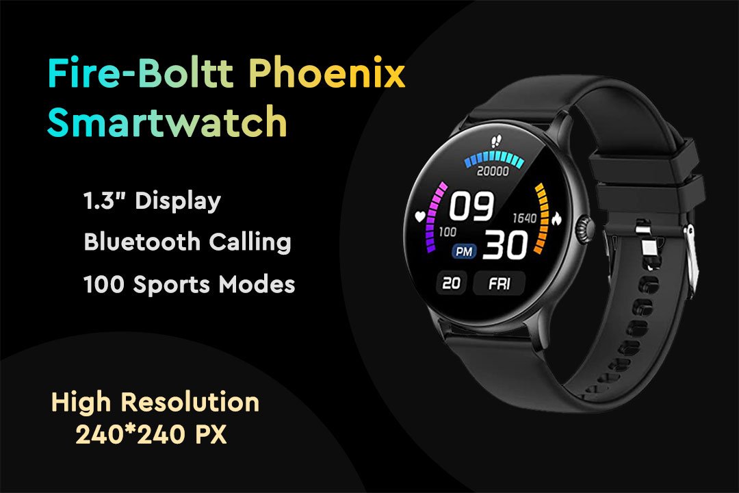 Fire-Boltt Phoenix Smartwatch with Bluetooth Calling 1.3 Inches
